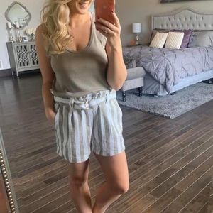 Fun light summer outfit: top and shorts